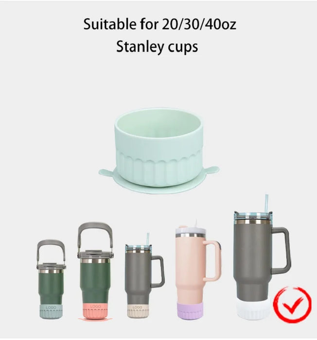 Protective Water Bottle Bottom Sleeve Cover Silicone Cup Bottom Protective Cover Cup