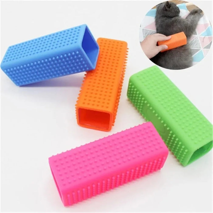 Silicone Hollow Rubber Dog Hair Brush Remover Cars Furniture Carpet Clothes